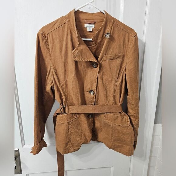 Sundance lightweight, cotton/linenblend, utility jacket size large. Excellent co - Picture 3 of 7